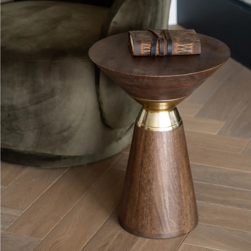 Amalfi Wooden Side Table