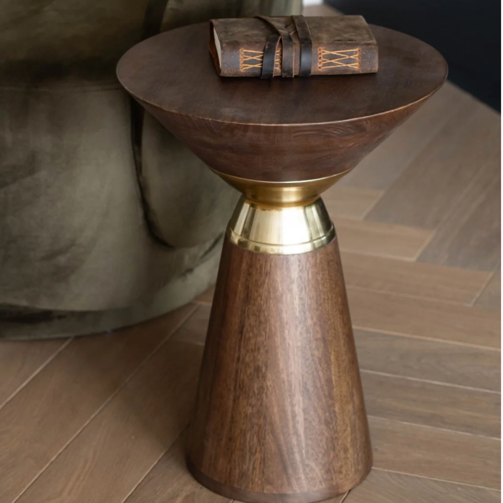 Amalfi Wooden Side Table