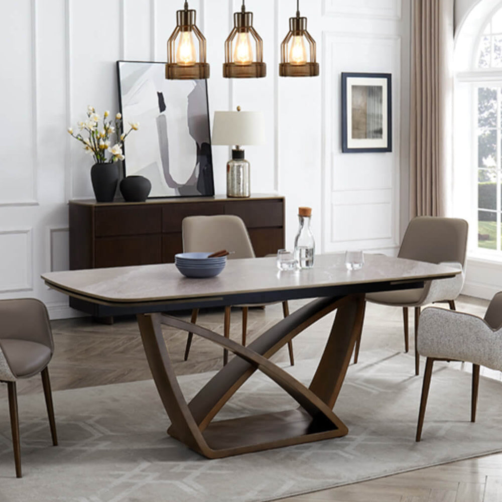 Vanosa Extending Dining Table Rectangle 1800/2600