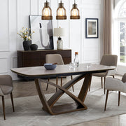 Vanosa Extending Dining Table Rectangle 1800/2600