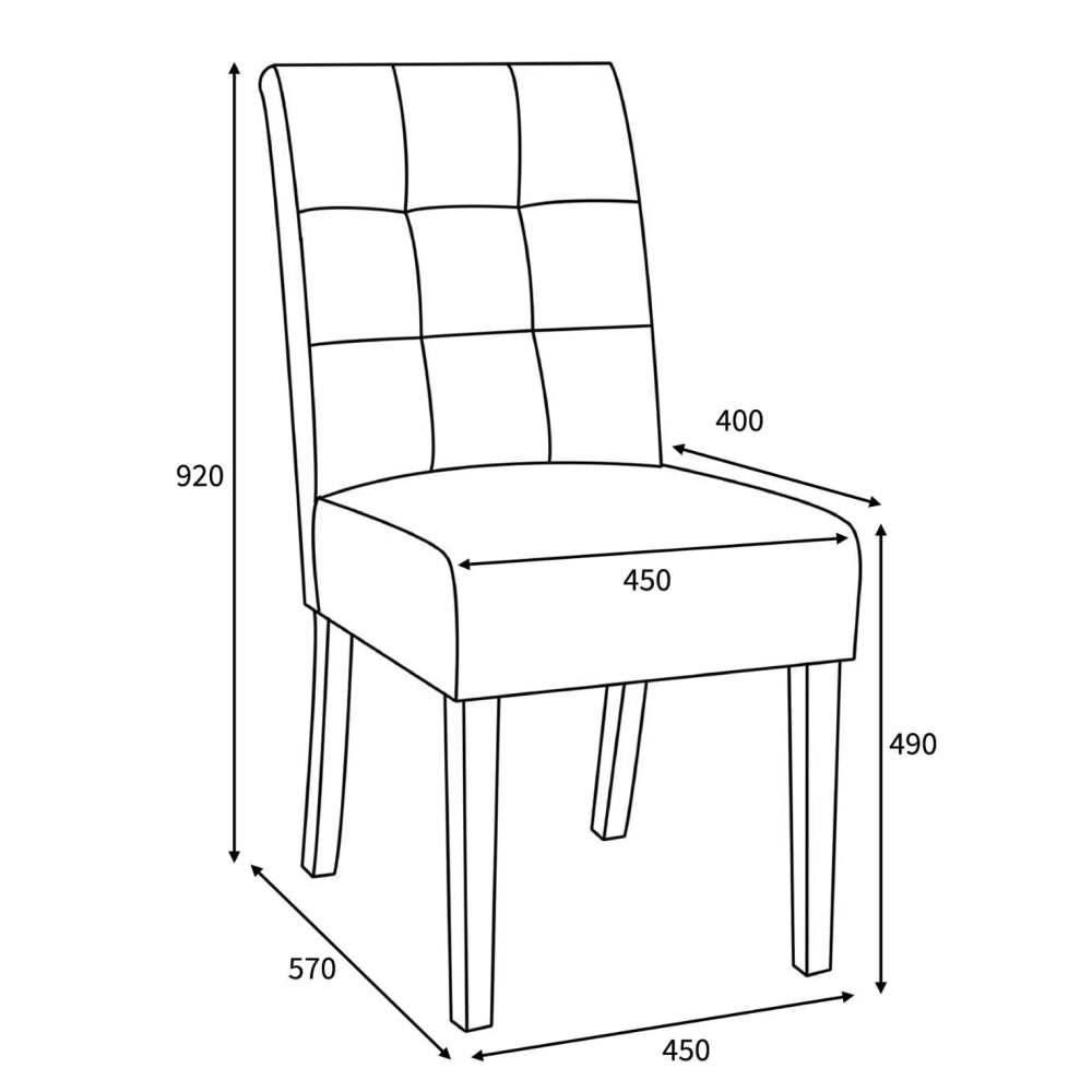 Candia upholstered chair