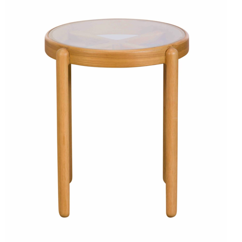 Winchester G-Plan GLASS TOP SIDE TABLE !New!