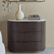 Whitwell Bedside Three Drawer Chest Large