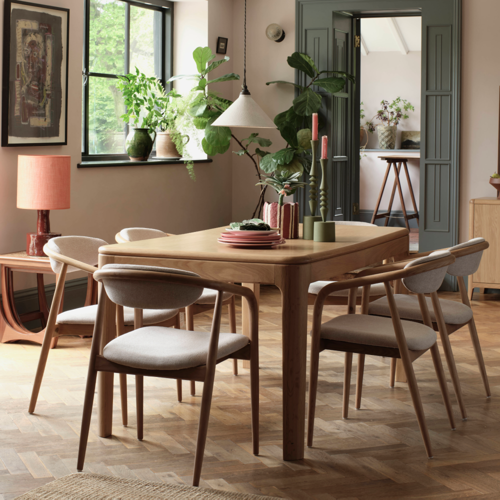 G-PLAN MADDISON 160CM-210CM EXTENDING DINING TABLE Sets with isabelle chairs