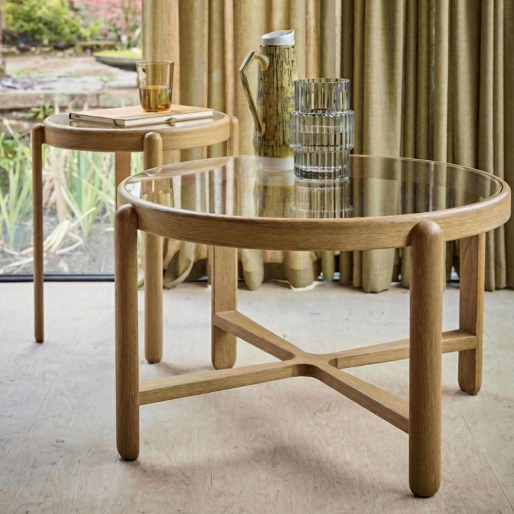 Winchester G-Plan GLASS TOP COFFEE TABLE