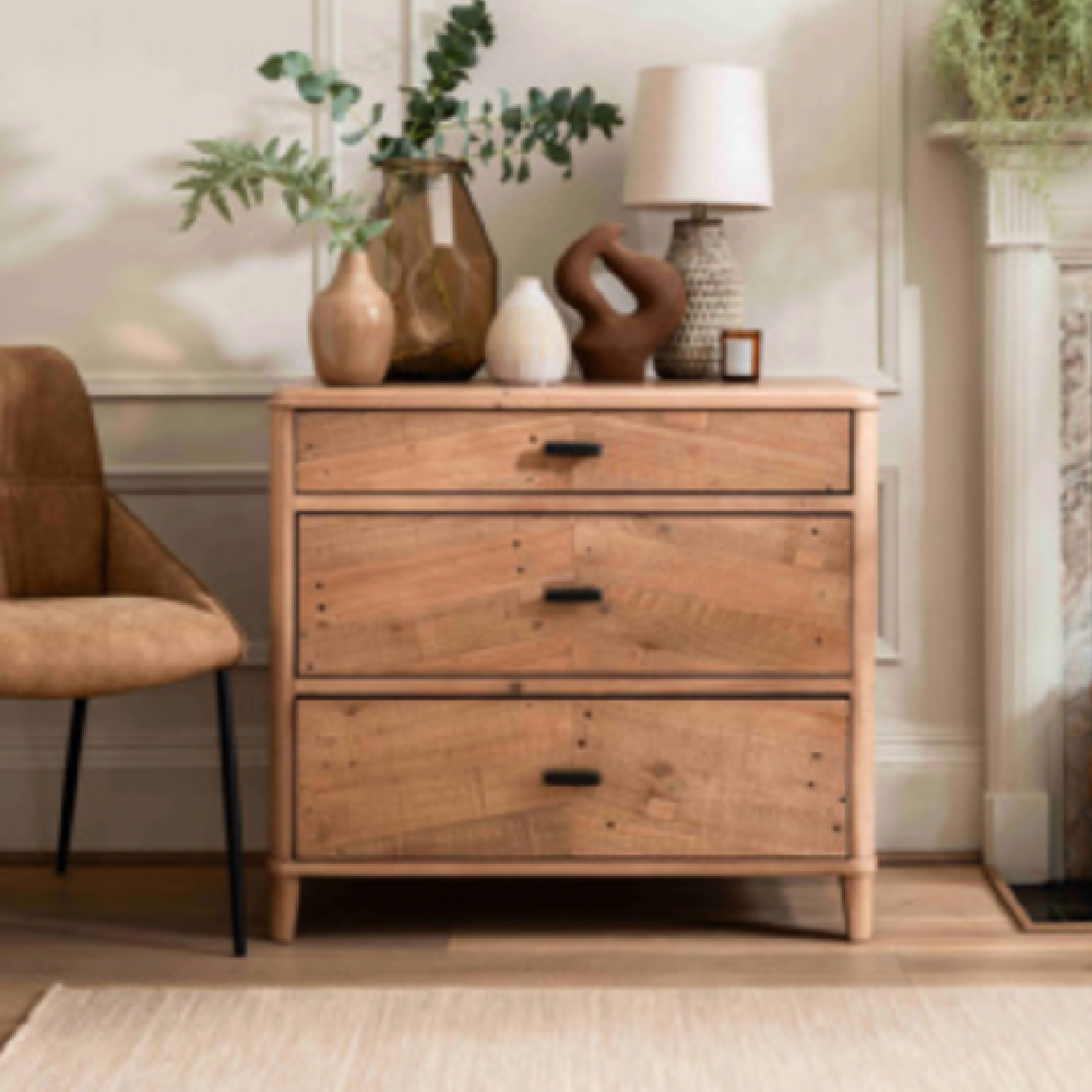 Jude Reclaimed Wood 3 drawer Chest !clearance offer! (