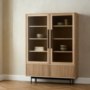 Kristensen Options Solid Oak Vitrine