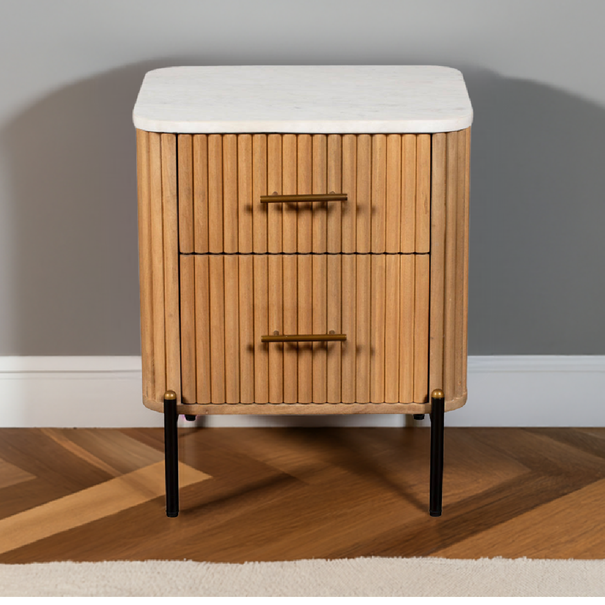 Baker Reed 2 Drawer Bedside Table