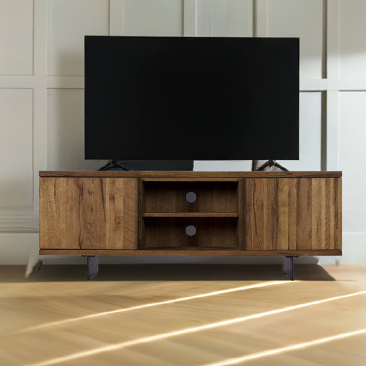 Soho Industrial Oak Tv Unit