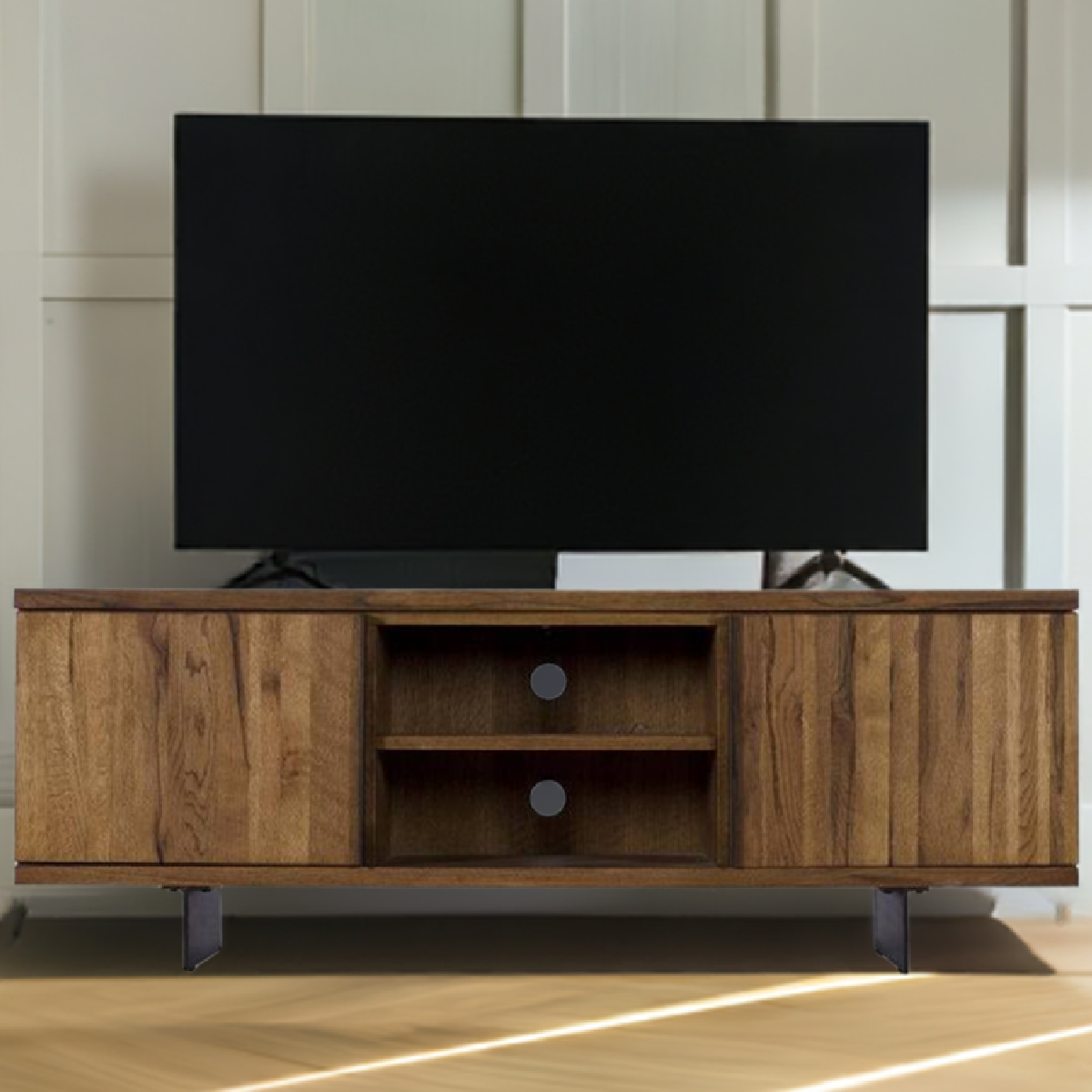 Soho Industrial Oak Tv Unit