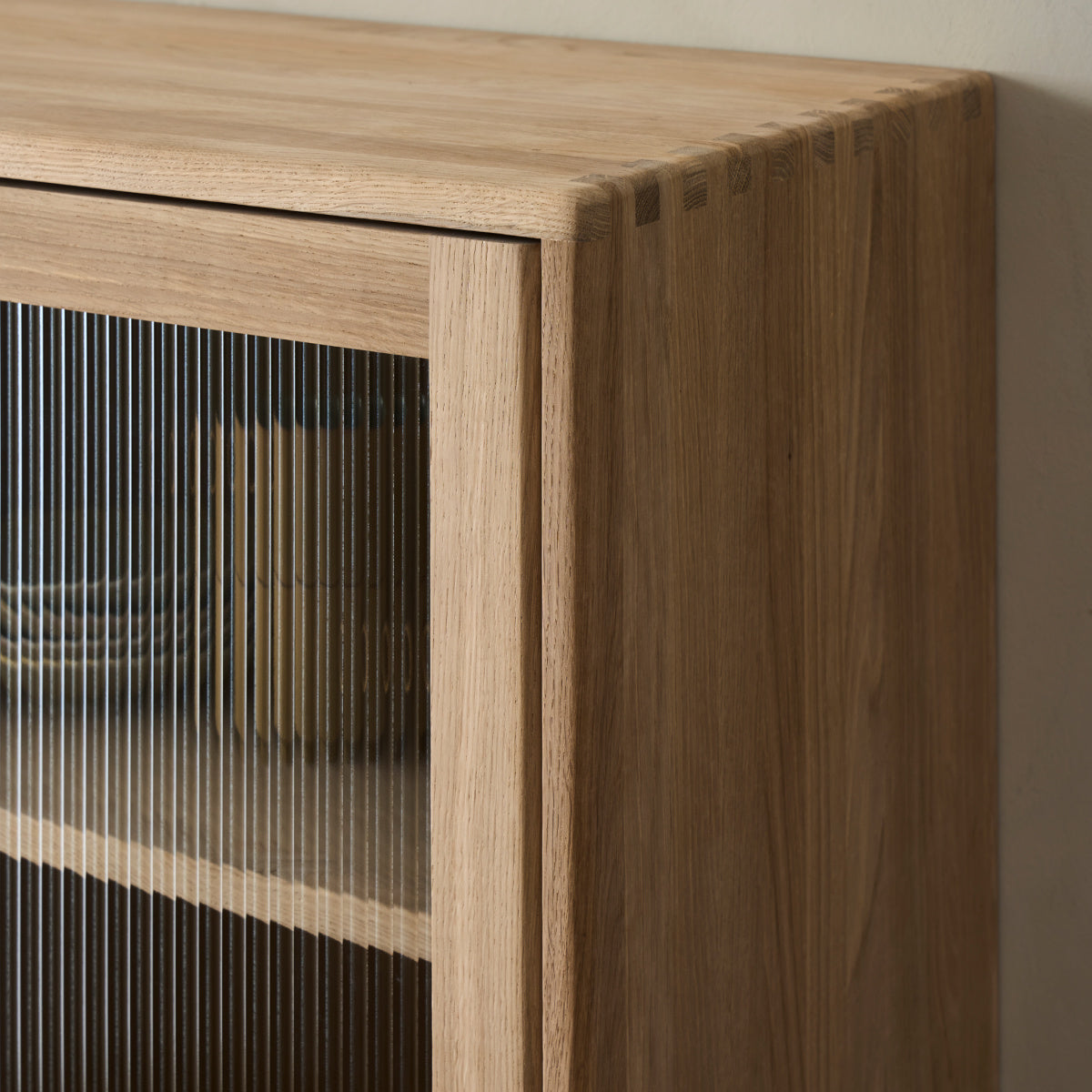 Kristensen Options Solid Oak Vitrine
