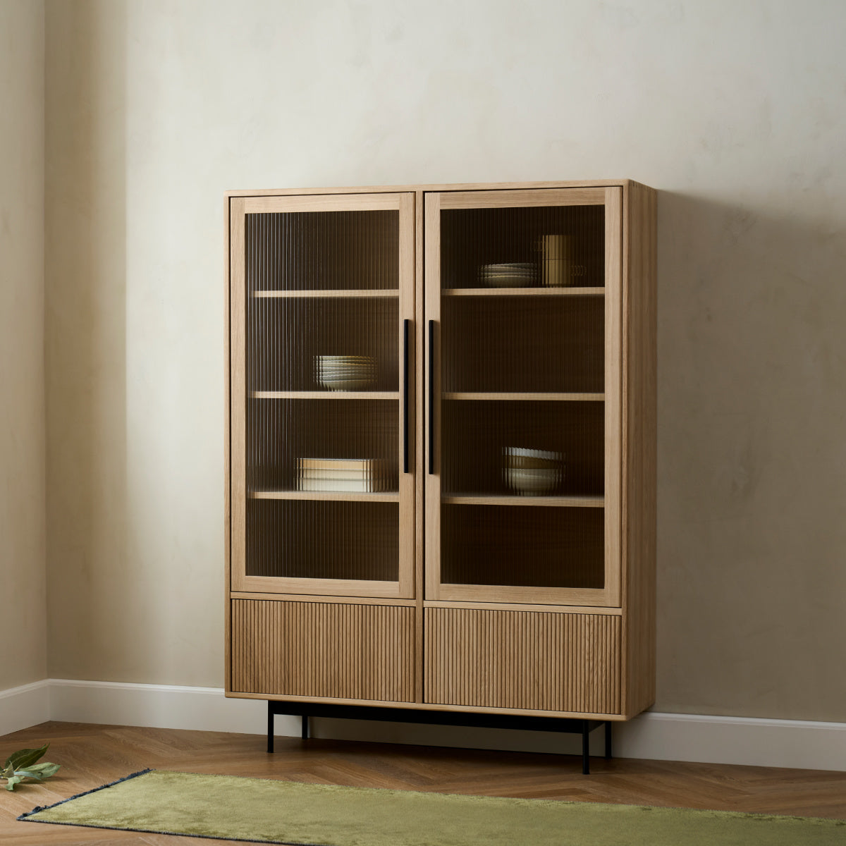 Kristensen Options Solid Oak Vitrine