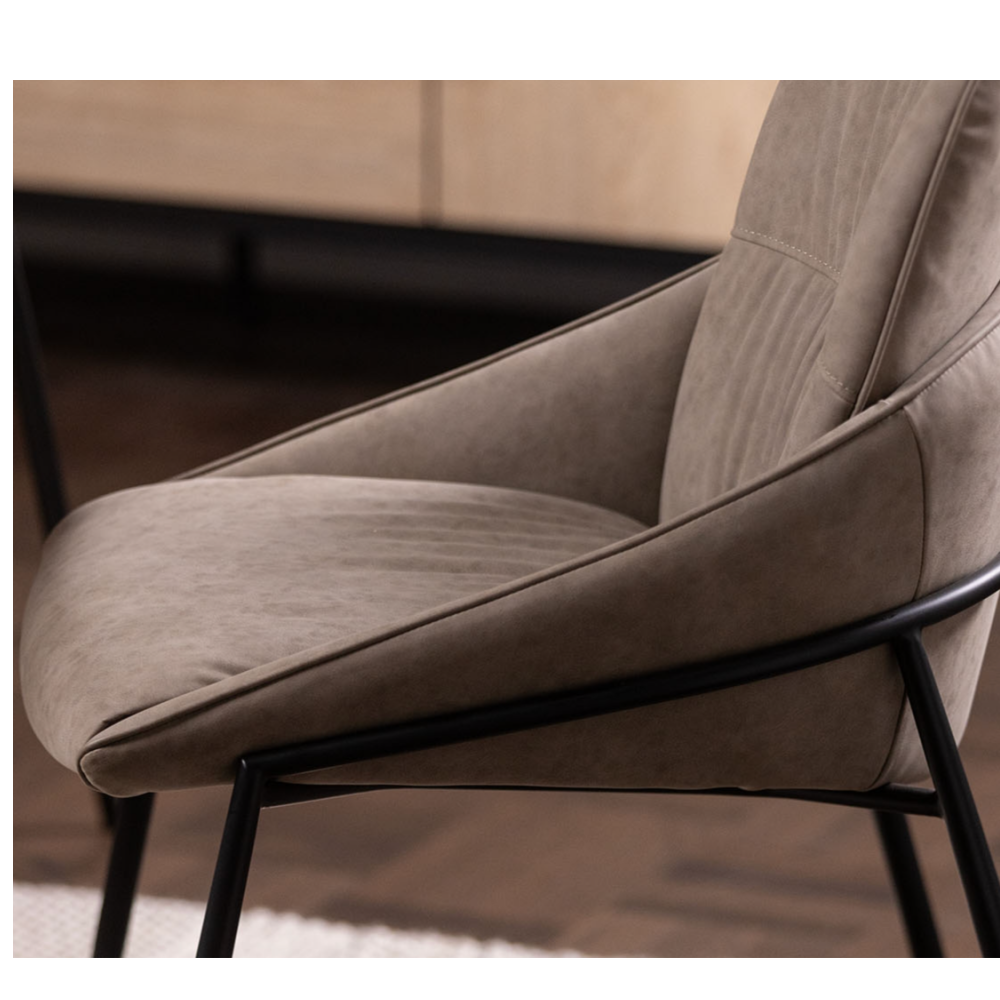 JACKSON DINING CHAIR TAUPE