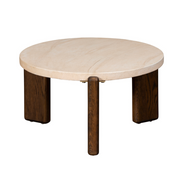 Ida Small Nesting Coffee Table with Travertine Stone Top