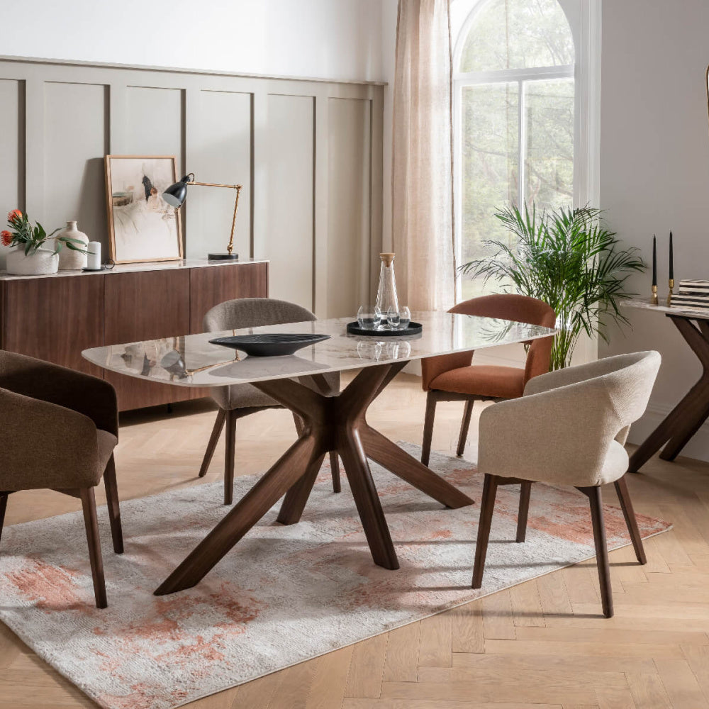 Ariya 1800 Dining Table Brown