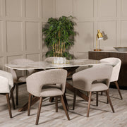 Ariya 1800 Dining Table Brown
