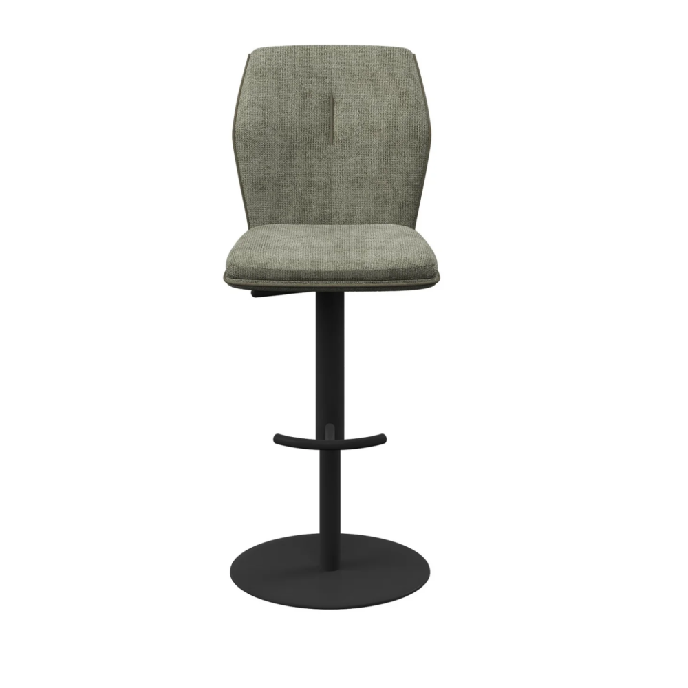 Sicily Fabric Bar Stool Green