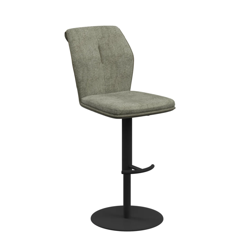 Sicily Fabric Bar Stool Green