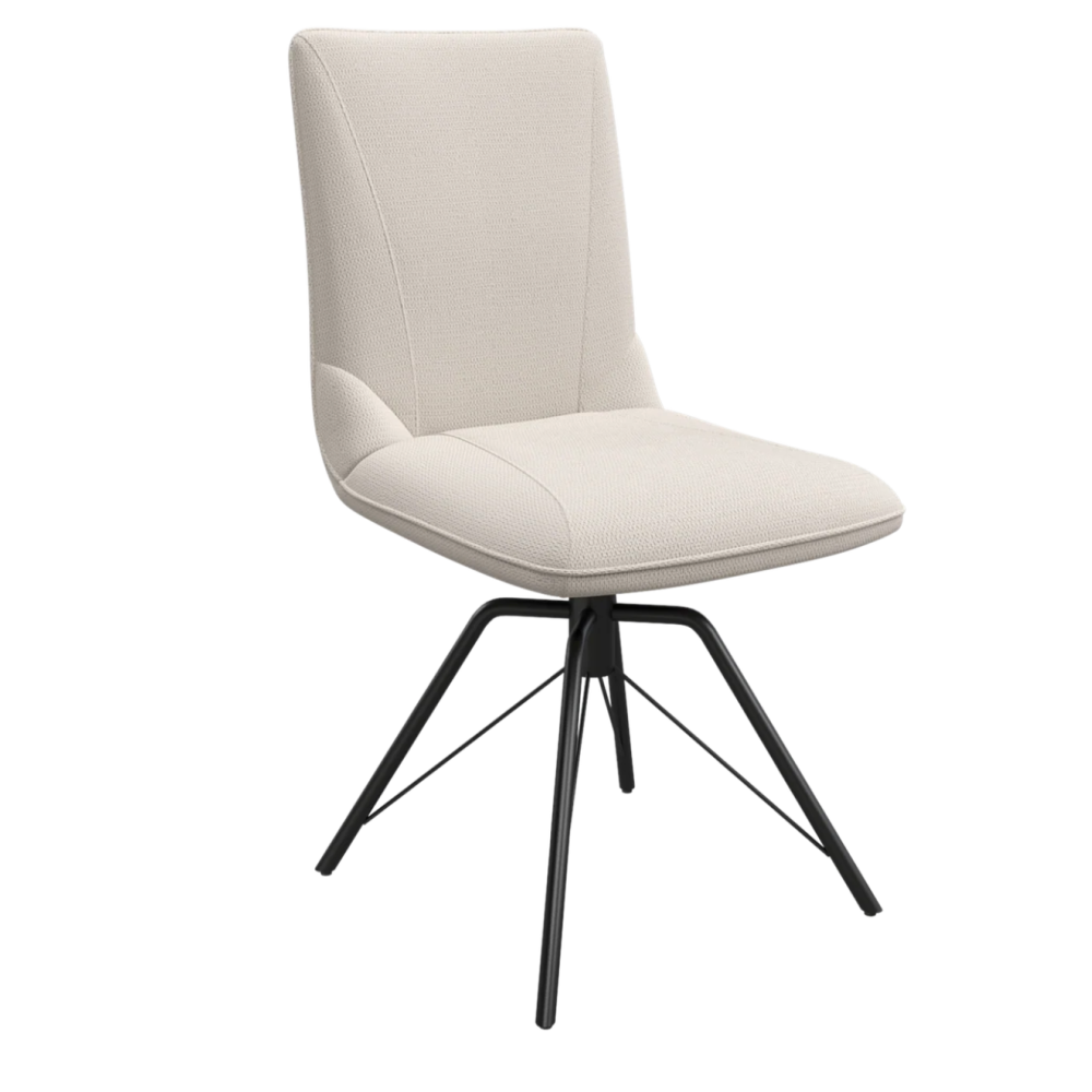Faro Fabric Swivel Dining Chair