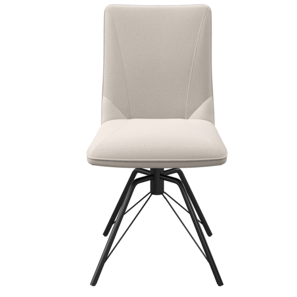Faro Fabric Swivel Dining Chair