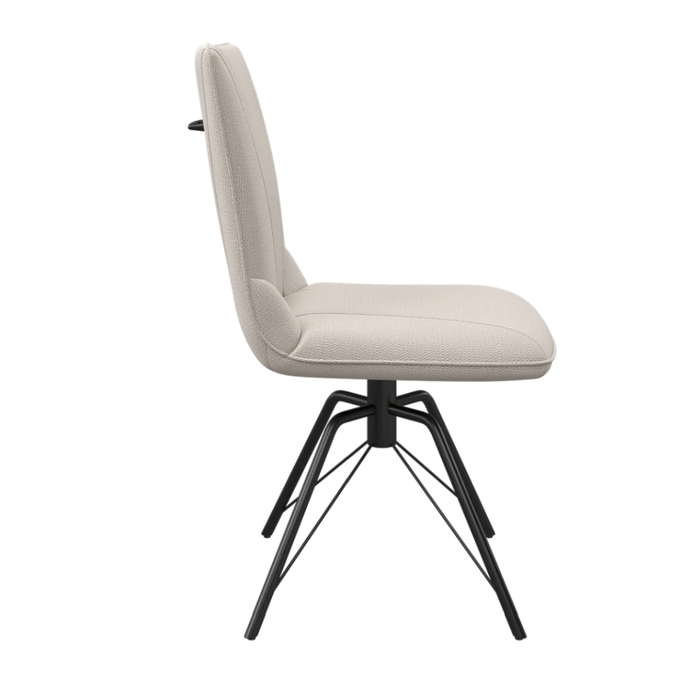 Faro Fabric Swivel Dining Chair