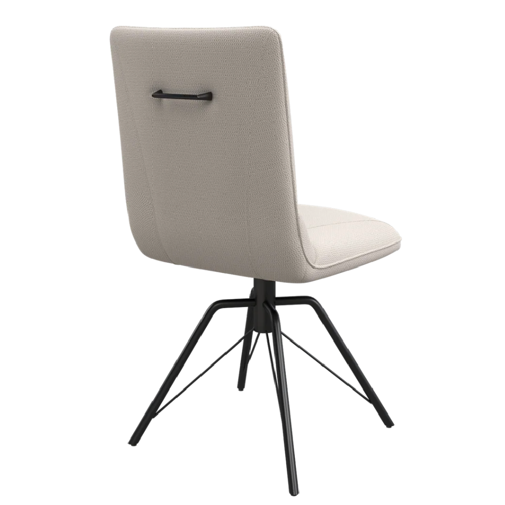 Faro Fabric Swivel Dining Chair