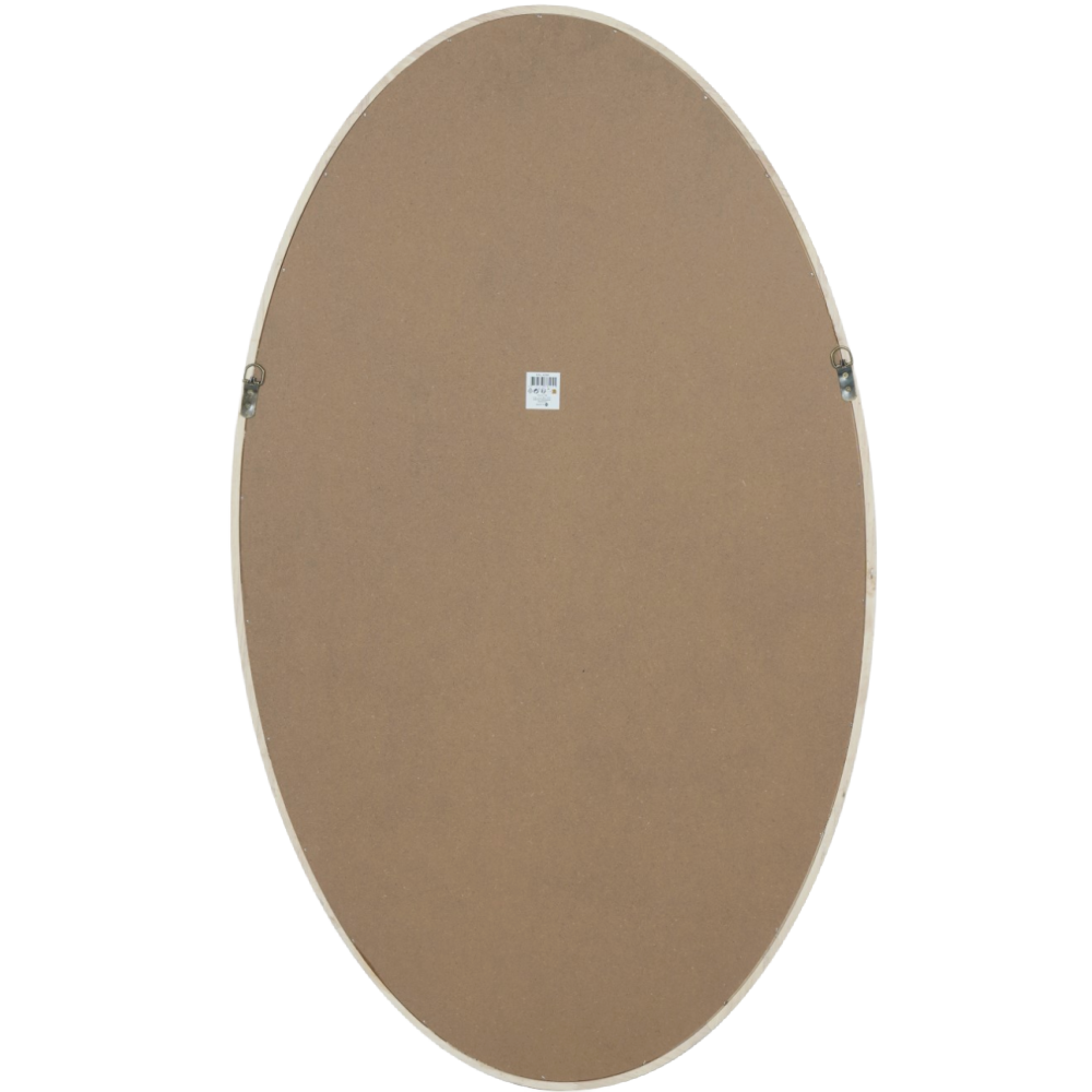 Hague Oval Natural Wood Mirror 119cm