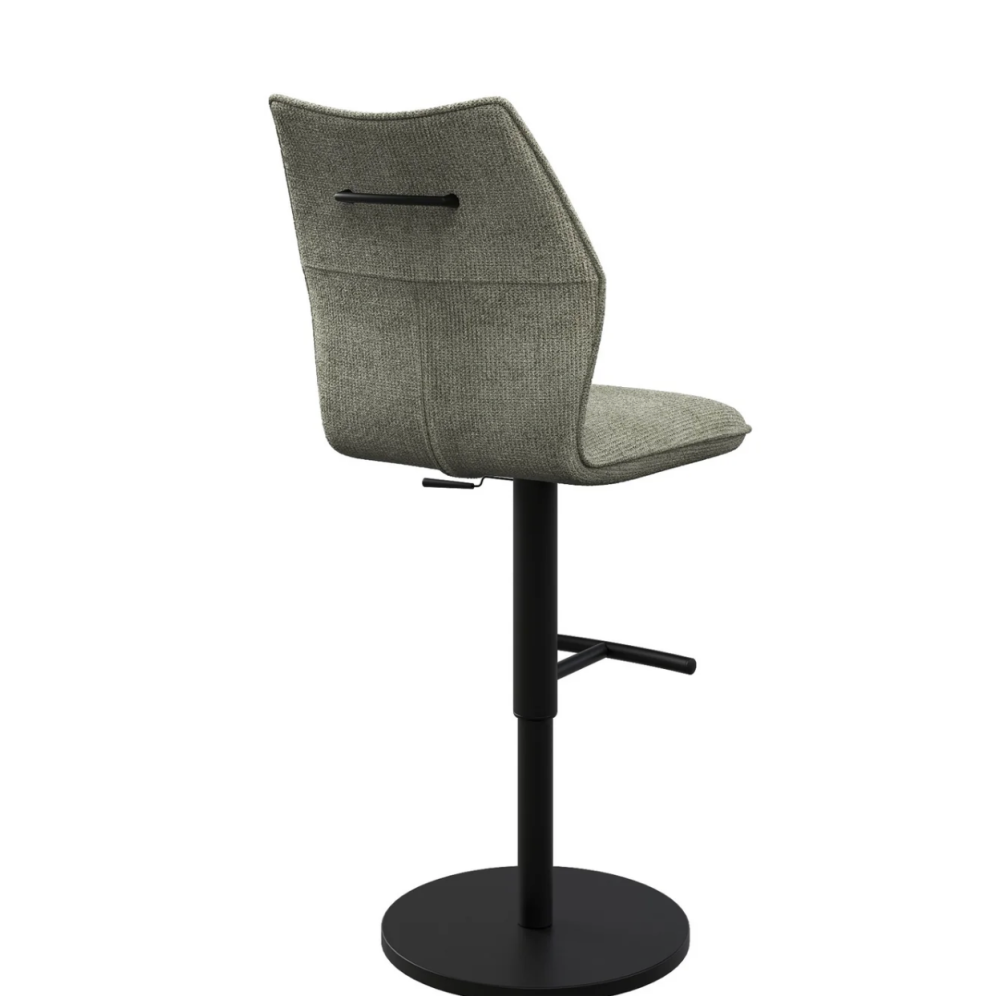 Como Fabric Bar Stool Green