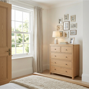 Renata 5 Drawer Tall Chest Oak Natural