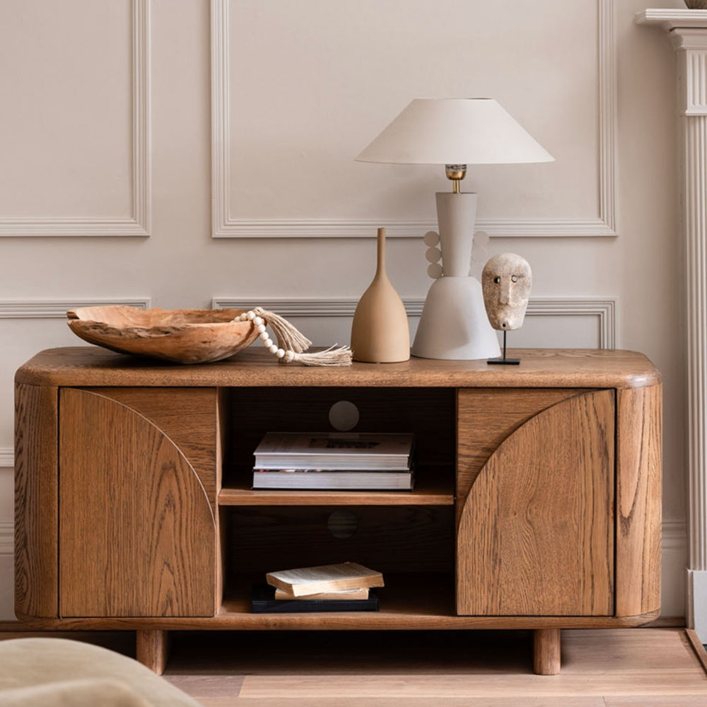 Austin Warm Oak Tv Unit