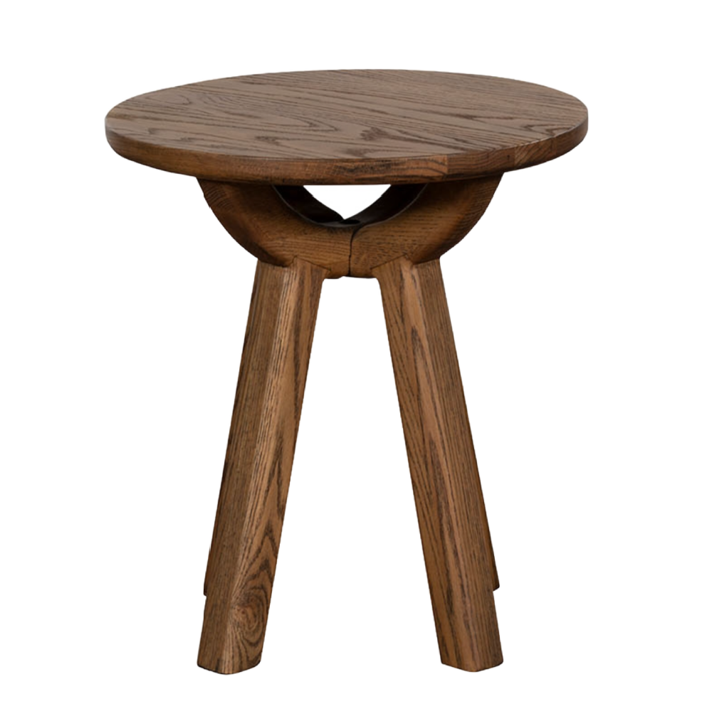 Austin Warm Oak Side Lamp Table