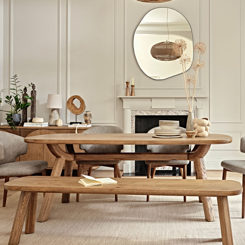 Austin Warm Oak 180cm Dining Bench