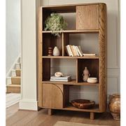 Austin Warm Oak Open Display Bookcase