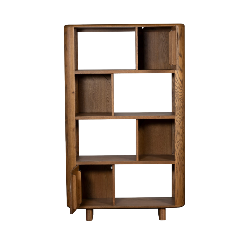 Austin Warm Oak Open Display Bookcase
