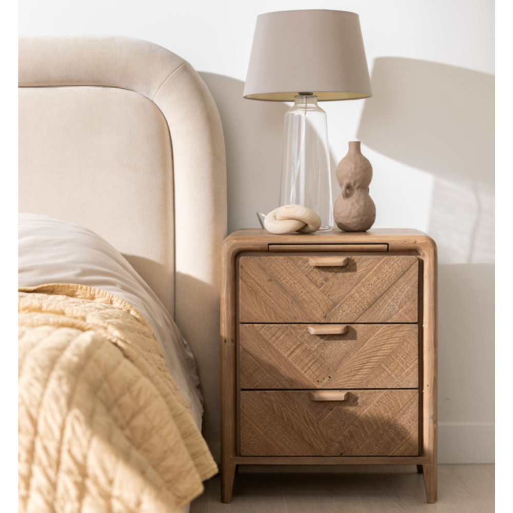 Atauro LARGE 3 DRAWER BEDSIDE