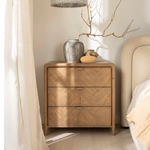 Atauro 3 Drawer Bedside Chest