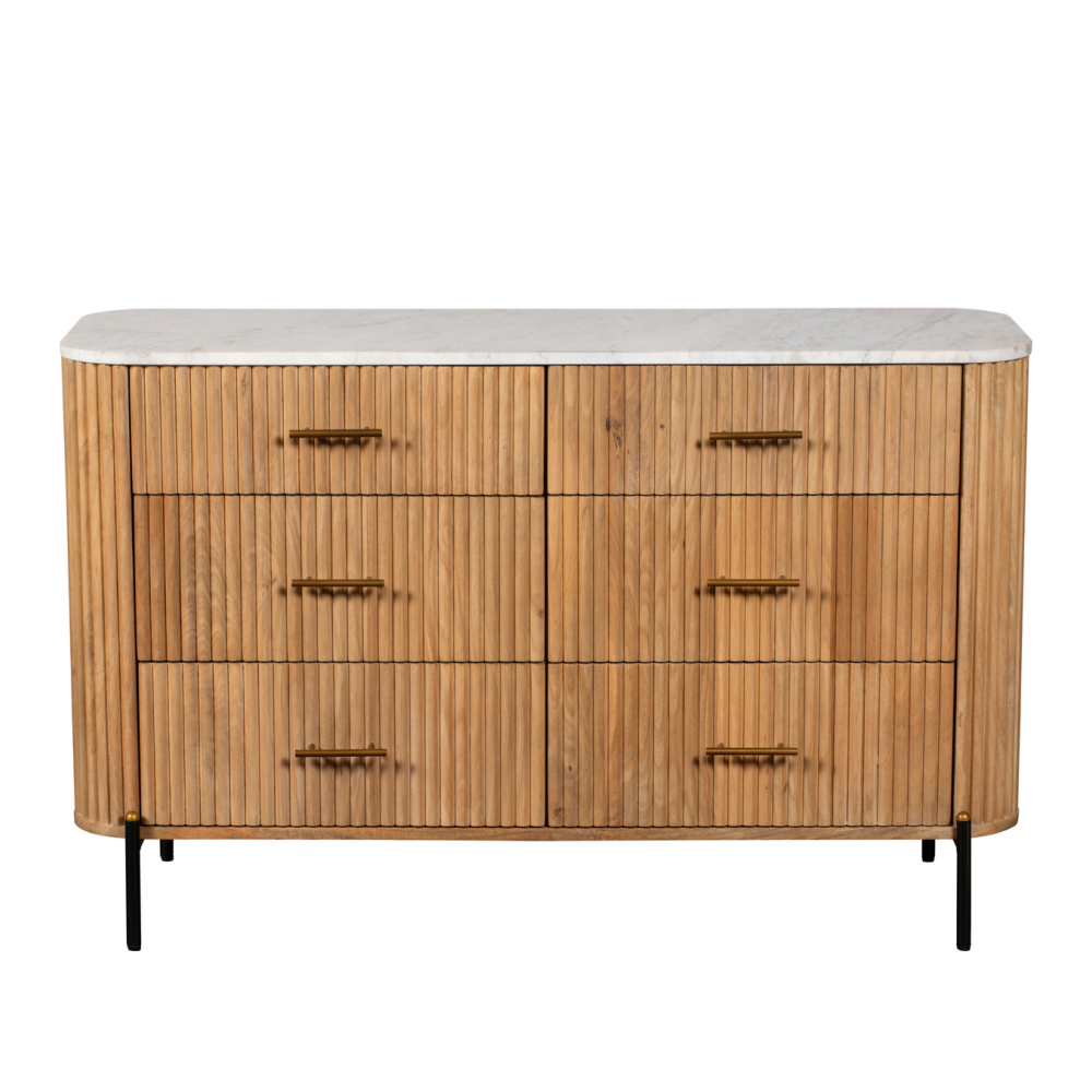 Baker Reed 6 Drawer Wide Chest of Drawers