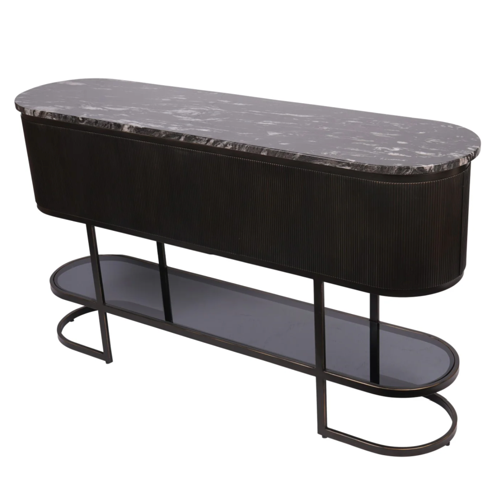 Belvedere Black Console Table