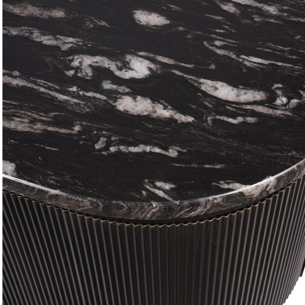 Belvedere Black Set of 2 Nesting Coffee Tables