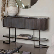 Belvedere Black Console Table