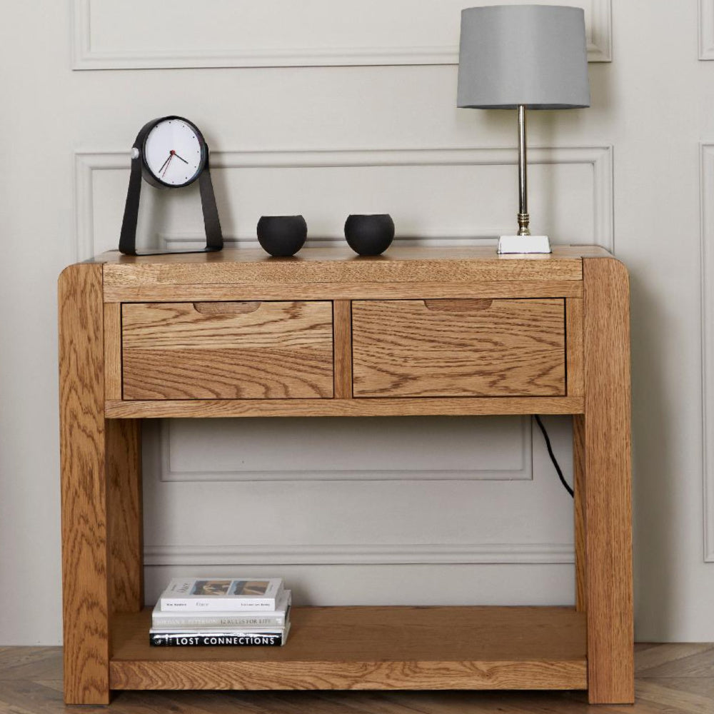 Bergen oak Console/Hall Table