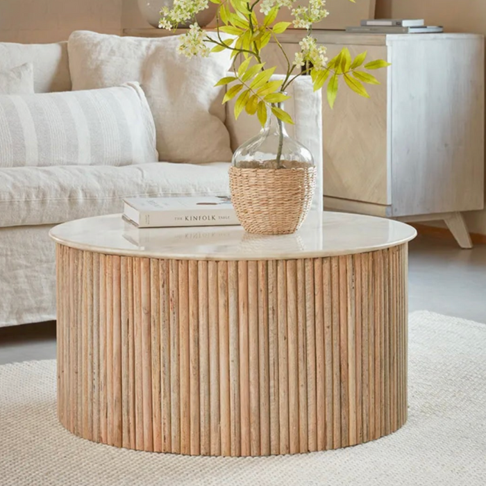 Reed coffee table