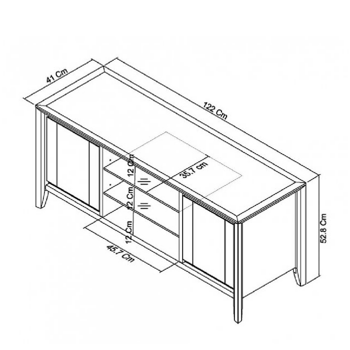 Bentley designs  Bergen Oak Entertainment Unit