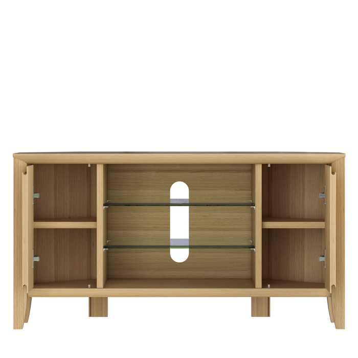 Bentley designs  Bergen Oak Corner Entertainment Unit