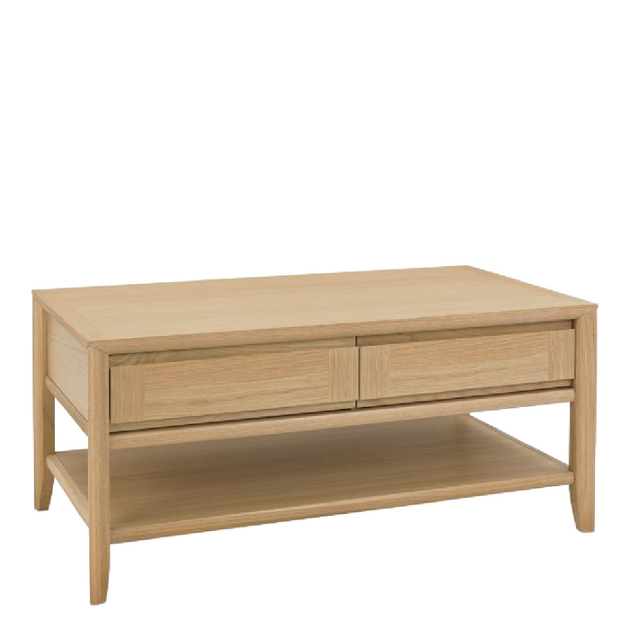 Bentley designs  Bergen Oak Coffee Table With Drawer