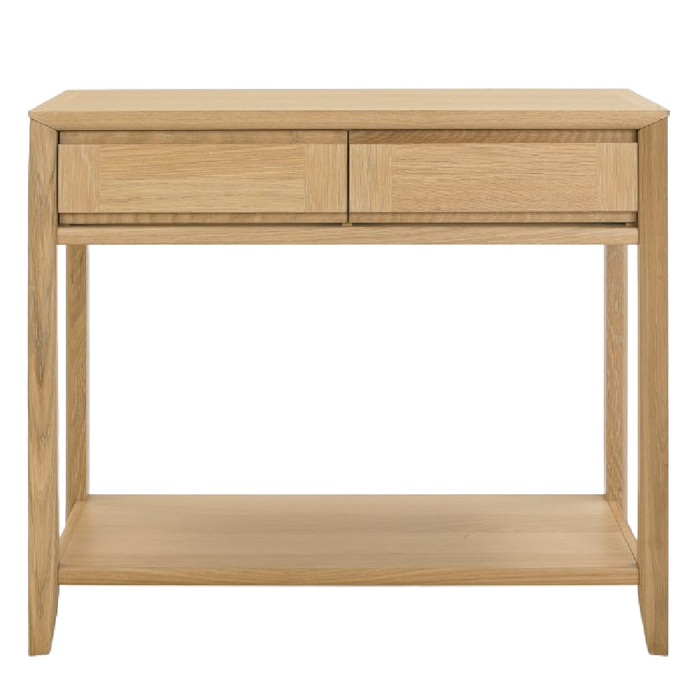 Bentley Designs Bergen Oak Console Table With Drawer