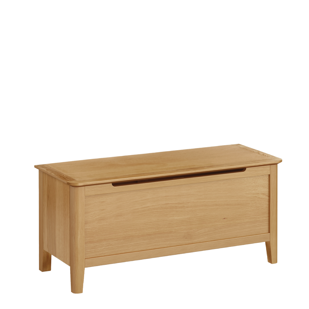 Bath Oak Blanket Box