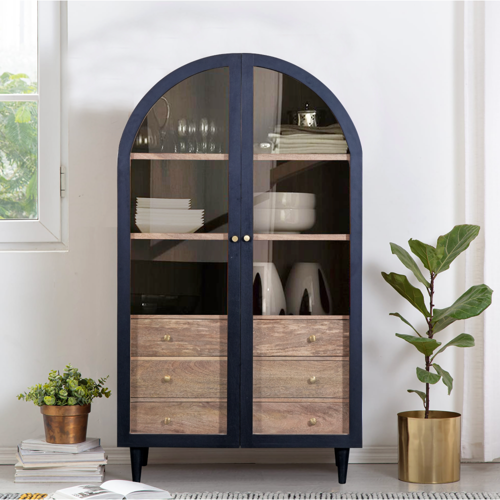 Icon 2 Door Glass Cabinet ICON06