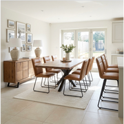 Holburn Modern Industrial Dining Table - 180cm