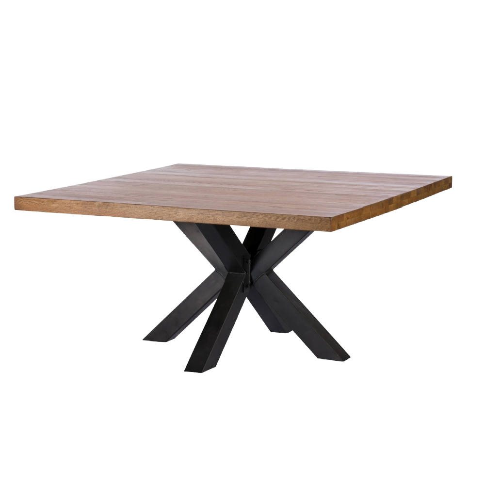 Holburn Square Modern Industrial Dining Table - 150cm
